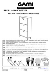 Gami MANCHESTER E13 044 Instructions De Montage