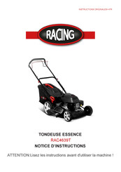 Racing RAC4639T Instructions Originales