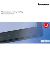 Lenovo ThinkVision LT2323p Guide De L'utilisateur