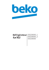 Beko DSE28000_2 Mode D'emploi