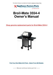 Onward Broil-Mate 3554-4 Manuel De L'utilisateur