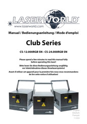 Laserworld CS-24.000RGB SN Mode D'emploi