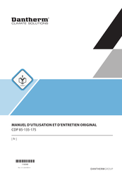 Dantherm CDP 135 Manuel D'utilisation Et D'entretien