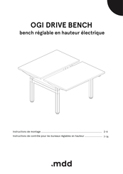 MDD OGI DRIVE BENCH Instructions De Montage