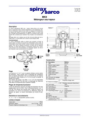 Spirax Sarco MKII Mode D'emploi