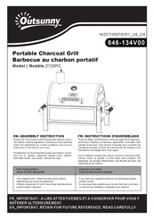 Outsunny 846-134V00 Instructions D'assemblage