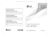 LG A133 Manuel D'utilisation