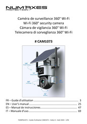 Num'axes CAM1073 Guide D'utilisation