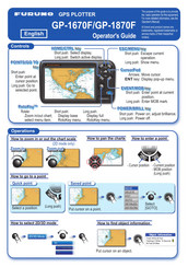 Furuno GP-1670F Guide D'utilisation