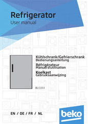 Beko BU 1153 Manuel D'utilisation