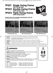 TP active fun Triple Swing Frame Instructions De Montage