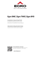 Egro BYO Instructions D'installation