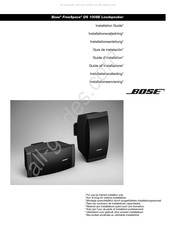 Bose FreeSpace DS 100SE Guide D'installation