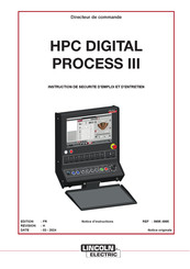 Lincoln Electric HPC DIGITAL PROCESS III Instructions D'emploi Et D'entretien