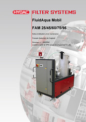 HYDAC FILTER SYSTEMS FluidAqua Mobil FAM 75 Notice D'utilisation Et De Maintenance