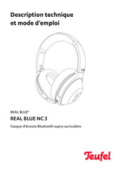 Teufel REAL BLUE NC 3 Description Technique Et Mode D'emploi