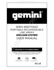 Gemini WRX-900TOGO Mode D'emploi