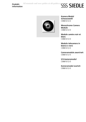 SSS Siedle CMM 612-0 Manuel D'utilisation