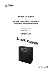 Pulsar PSBEN 5012E/LCD Manuel D'instructions