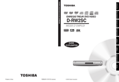 Toshiba D-RW2SC Mode D'emploi