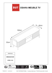 BUT OSAKA 4894223241229 Instructions De Montage