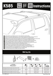 Yakima K585 Instructions De Montage