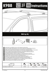 Yakima K988 Instructions De Montage