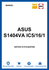 Asus S1404VA IC5/16/1 Manuel