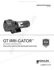 Xylem Goulds GT IRRI-GATOR GT303 Directives D'installation, D'utilisation Et D'entretien