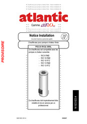 Atlantic aireo PECS R/O2 300L Notice Installation