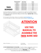 DOREL Living WM7891W Instructions De Montage