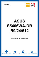 Asus S5406WA-DR Manuel Électronique