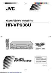 JVC HR-VP638U Manuel D'instructions