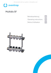 Oventrop Multidis SF Notice D'utilisation