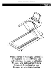 BH FITNESS TR1000BM Instructions De Montage Et Utilisation