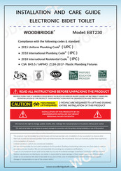 Woodbridge EBT230 Guide D'installation Et De Maintenance