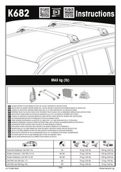 Yakima K682 Instructions De Montage