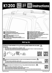 Yakima K1200 Instructions De Montage