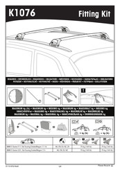 Yakima K1076 Instructions De Montage