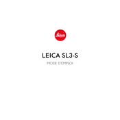 Leica SL3-S Mode D'emploi