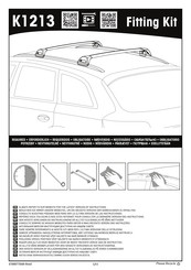 Yakima K1213 Instructions De Montage