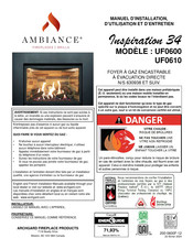 Ambiance Fireplaces Inspiration 34 Manuel D'installation, D'utilisation Et D'entretien