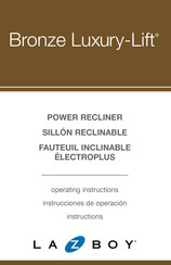 LAZBOY Bronze Luxury-Lift Manuel D'instructions