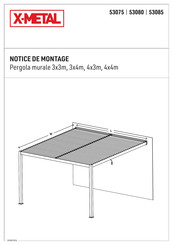 X-METAL 53080 Notice De Montage