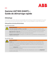 ABB LWT300 Série Guide De Démarrage Rapide