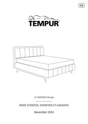 TEMPUR Design Mode D'emploi Et D'entretien