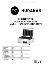 HURAKAN HKN-HCP5 Mode D'emploi