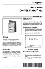 Honeywell CONVERTASTAT TP970A2242 Notice