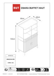 BUT OSAKA 4894223241250 Instructions De Montage