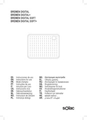 SOLAC BREMEN DIGITAL SOFT Mode D'emploi